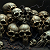 Poetry: A mound of bone, a parliament of death,  where hollow eyes convene in silent court.  The skulls...