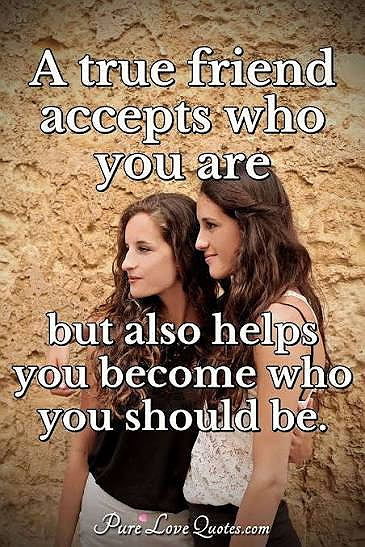 How do you see a true friend?